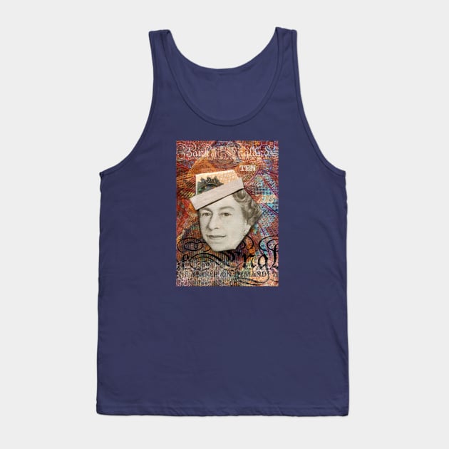 Queen Elizabeth  / Money Origami Tank Top by yosuke